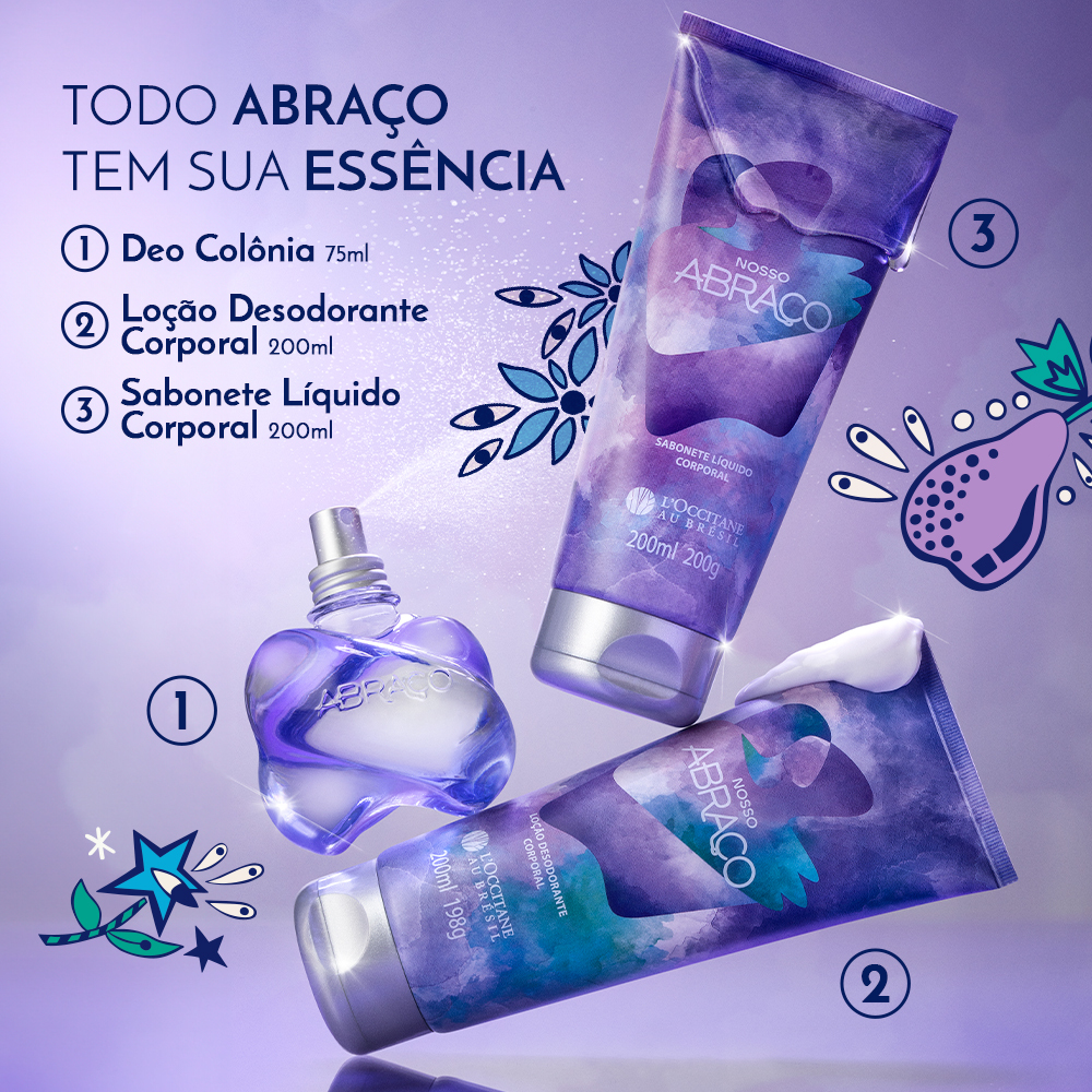 Deo Colônia Nosso Abraço 75ml - Imagem 4