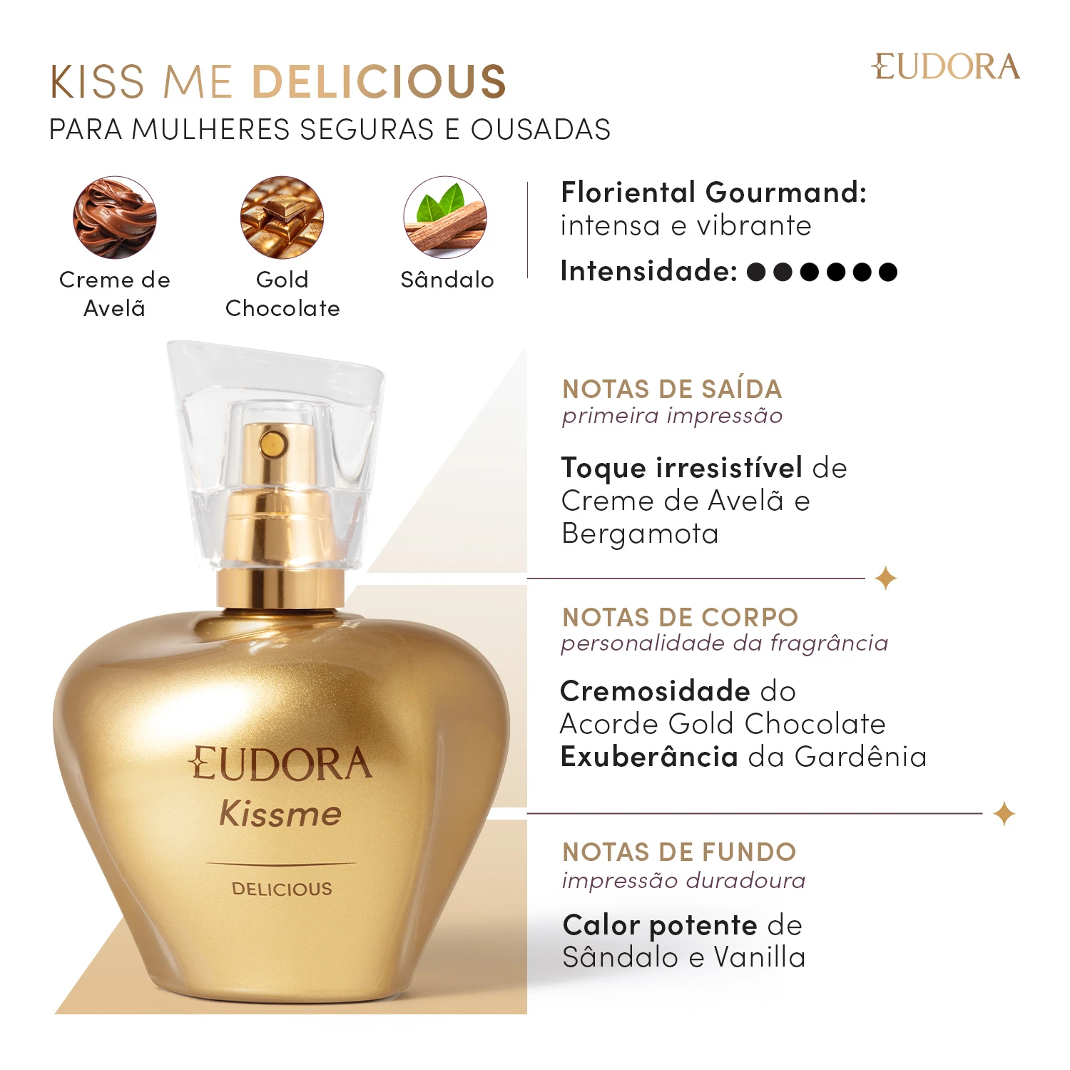 Kiss Me Delicious Desodorante Colônia 50ml - Imagem 2