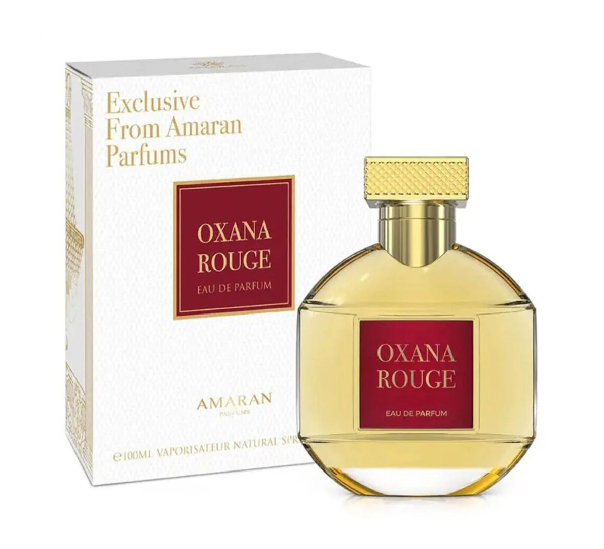 OXANA ROUGE UNISEX EDP - 100MI By AMARAN - Inspiração Baccarat