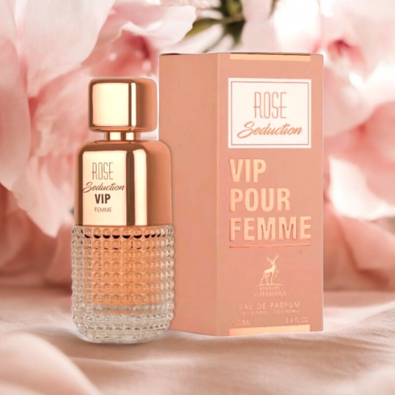 ROSE SEDUCTION VIP FEMME WOMEN EDP- 100ML By Alhambra - Imagem 2