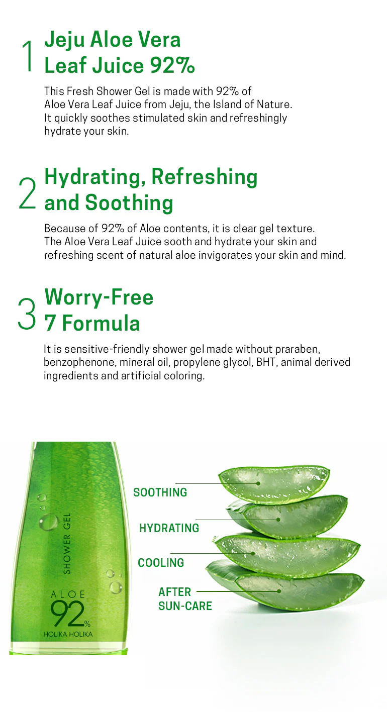 Aloe 92% Shower Gel - Imagem 2