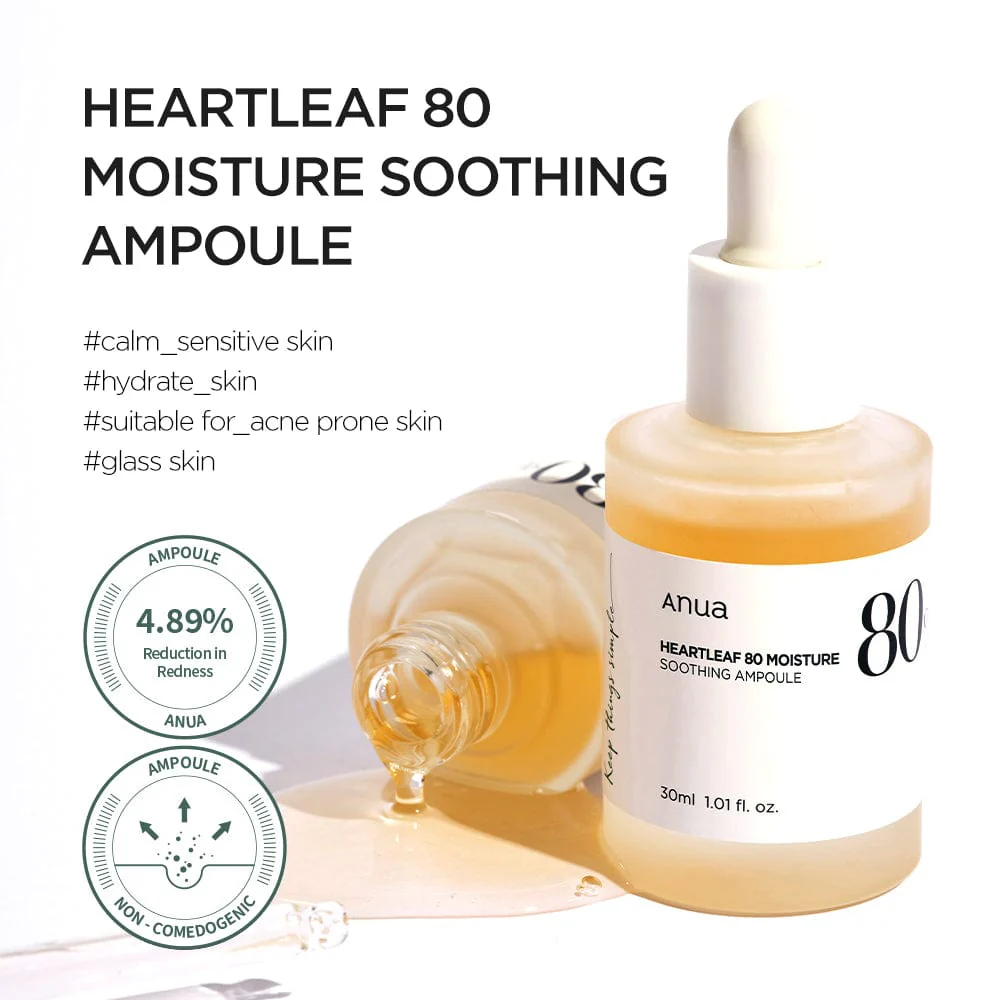 Anua Heartleaf 80% Soothing Ampoule 30ml - Imagem 2