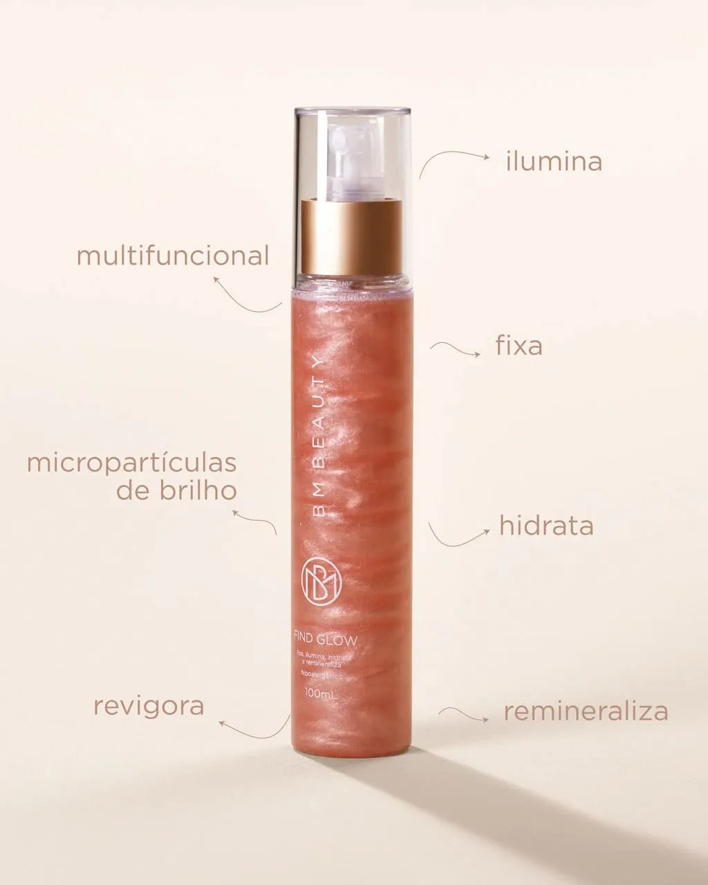 Find Glow Bruma Fixante - BM Beauty - Bruna Malheiros - Imagem 2