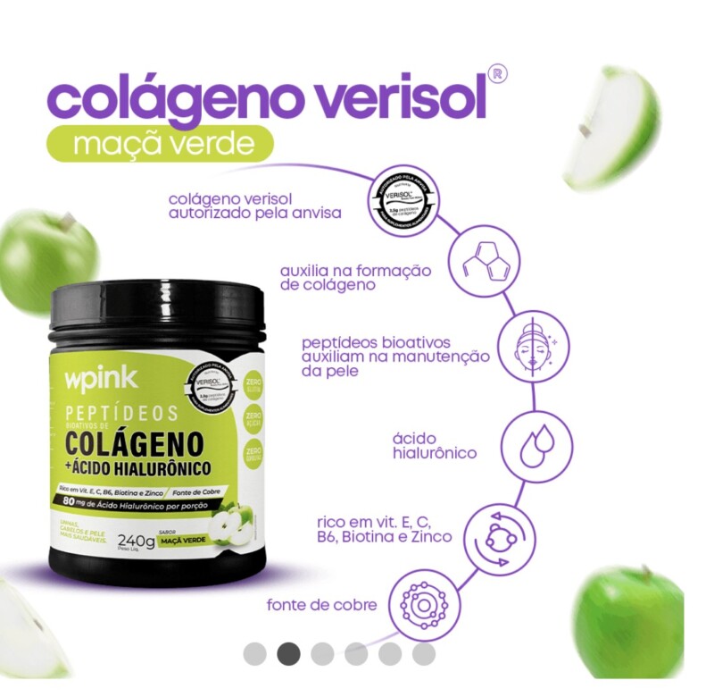 colágeno de maçã verde - 240g - the supply – wp - Imagem 2