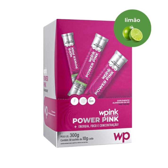 power pink de limão - pré-treino – 300g - wp