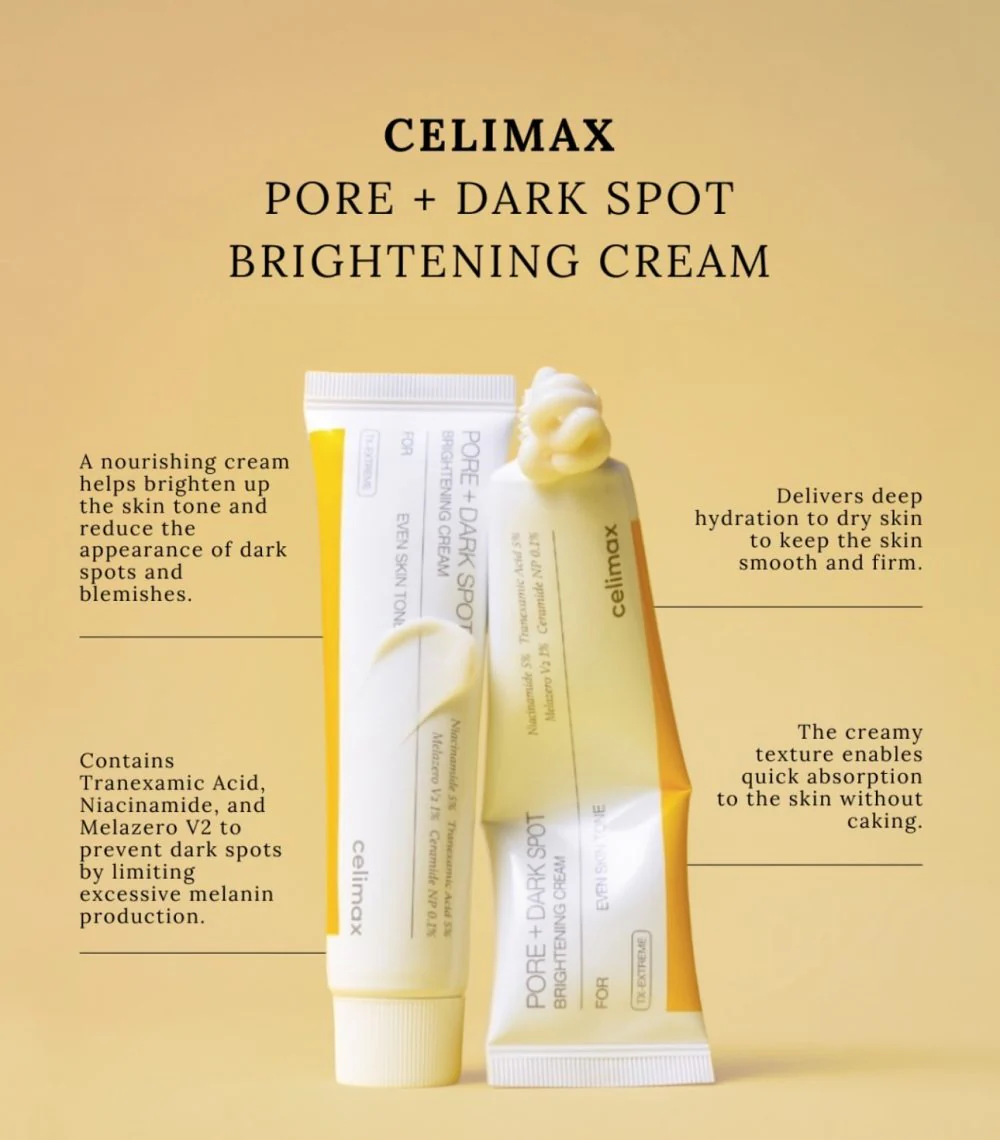 Celimax Pore + Dark Spot Brightening Cream 35ml - Imagem 2