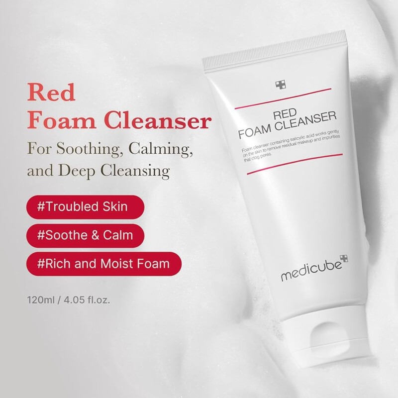 Medicube Red Foam Cleanser 120ml - Imagem 2