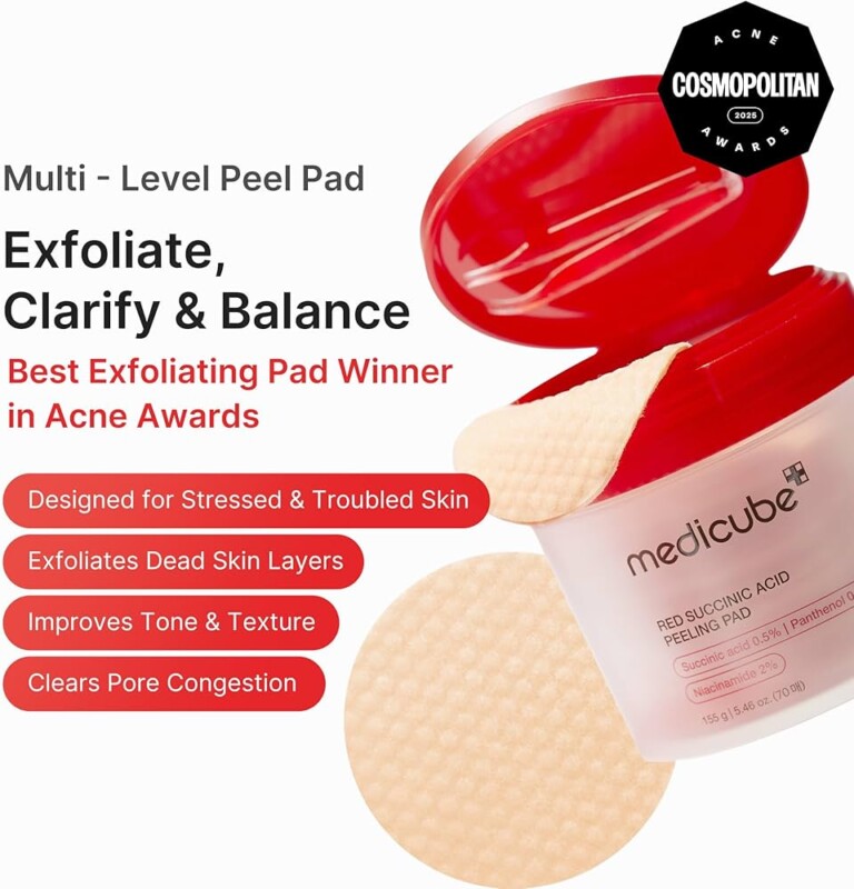 Medicube Red Succinic Acid Panthenol Pad - Imagem 2