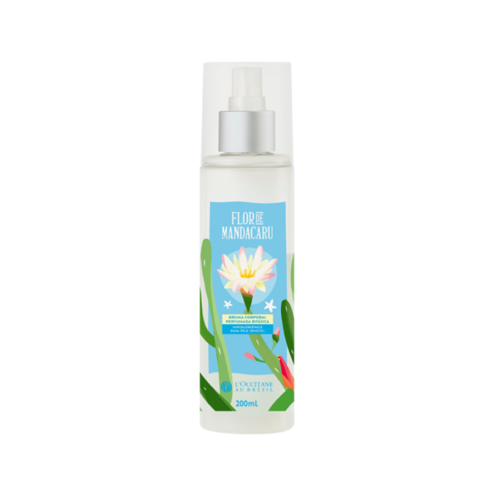 Bruma Corporal Perfumada Bifásica Flor de Mandacaru 200mL