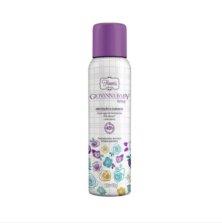 Giovanna Baby - Flowers - Fantasy - Desodorante Antitranspirante Aerossol 150Ml