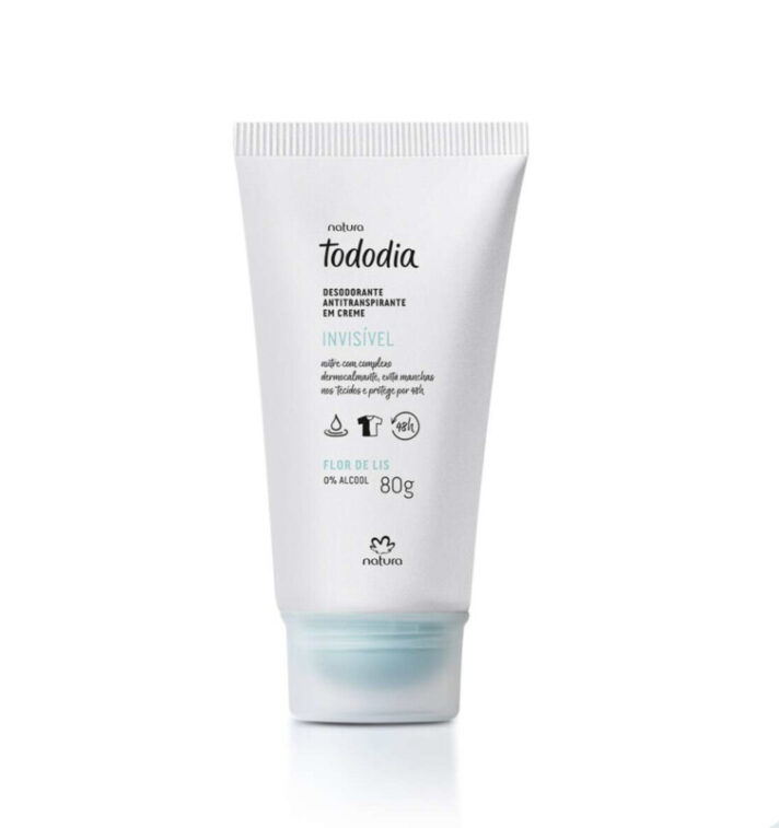 Desodorante Antitranspirante em Creme Tododia Flor de Lis Natura