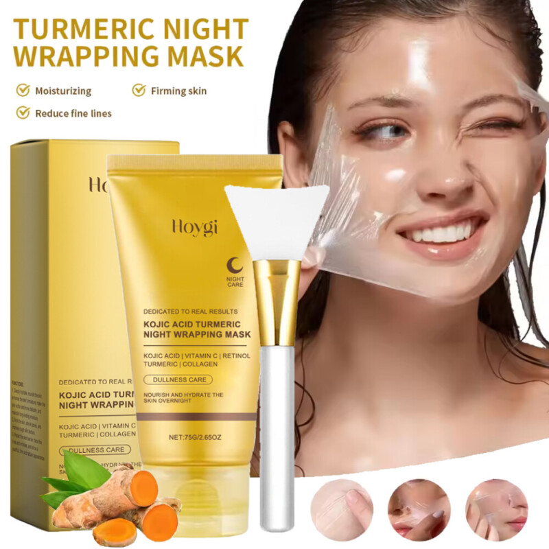 Medicube Kojic Acid Turmeric Night Wrapping Mask 75ml - Imagem 3