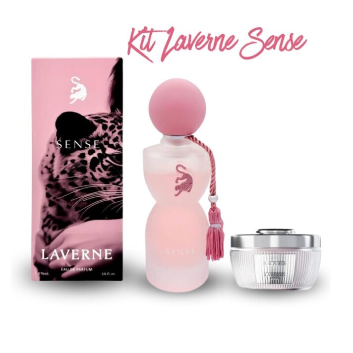 Kit Perfume + Perfume em pó Laverne Sense